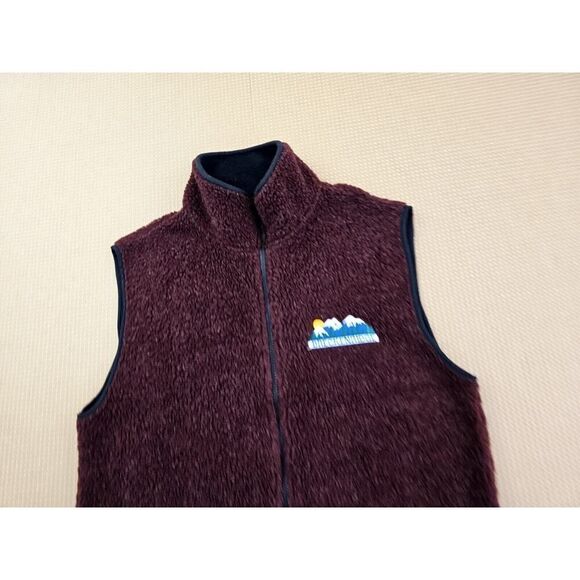 Timberline Colorado Vest Breckenbridge Fleece Embroidered Logo Zip Medium Red - Picture 2 of 11
